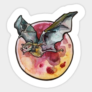 Blood Moon Bat Sticker